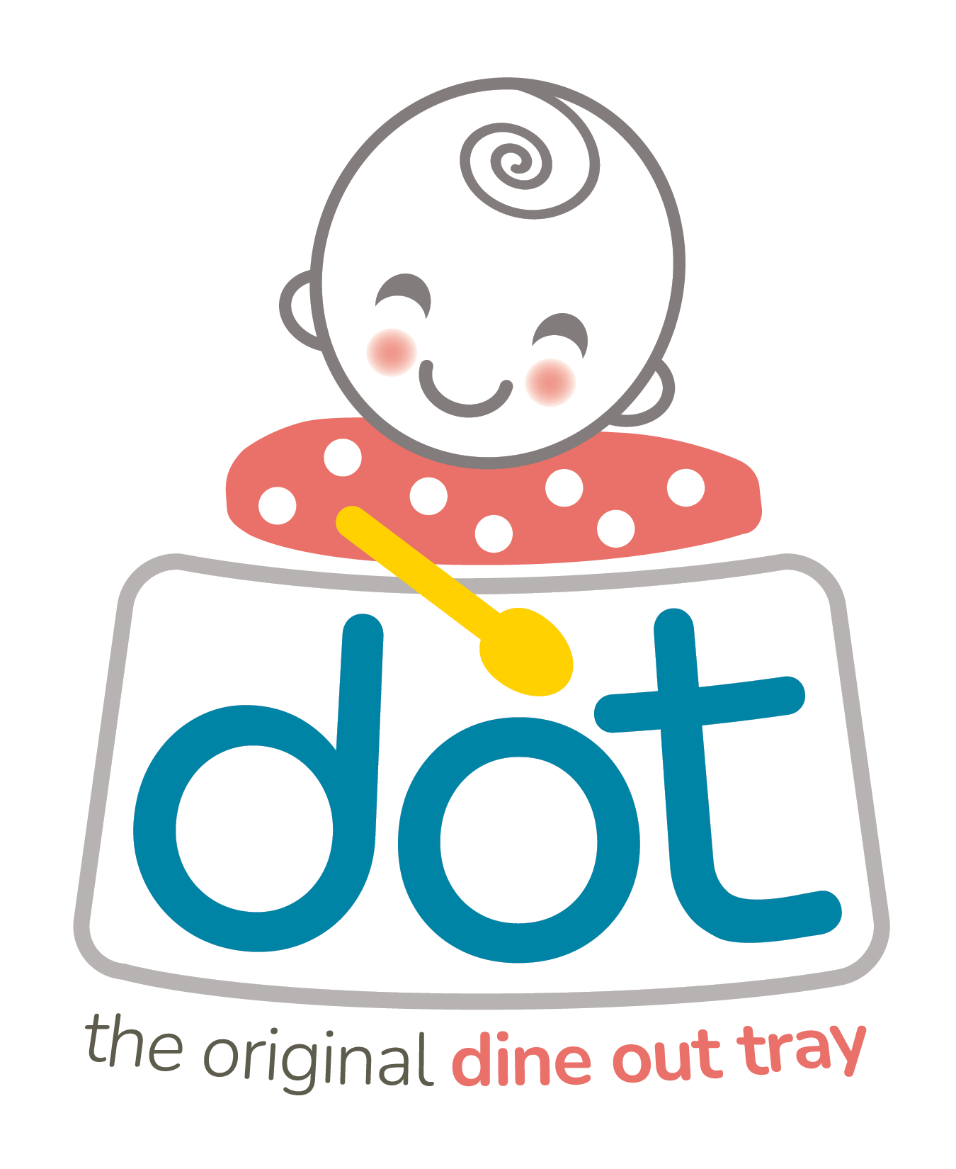 Dine Out Tray Logo - tray